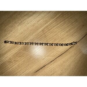PAJ BB Gold Tone XOXO  Tennis Bracelet